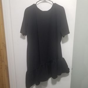 Asymmetric Hem Shift Dress